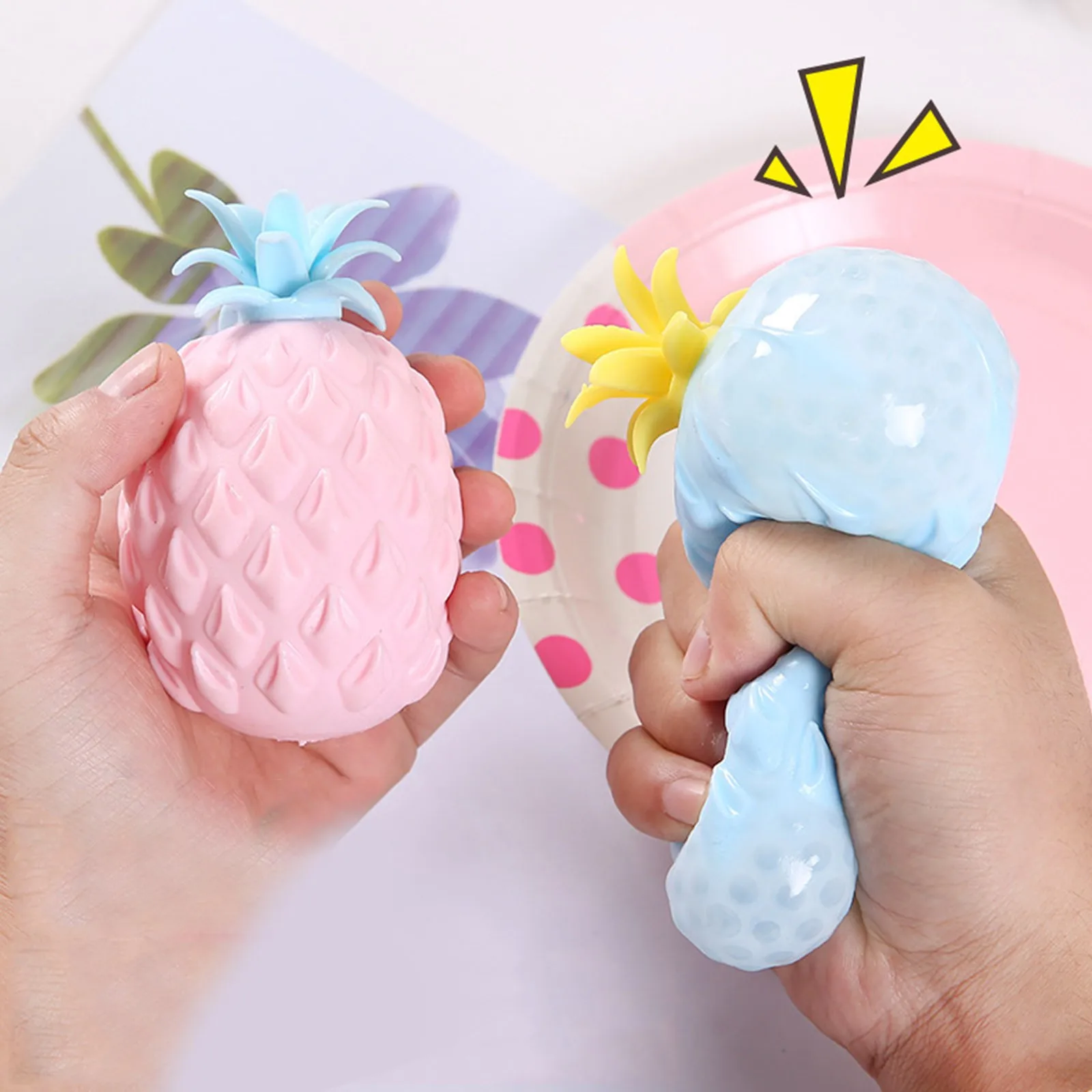 

Figet Toys Novel Simulation Pineapple Decompression Office Pressure Release Toy 50ml Figet Toys Stress Ball