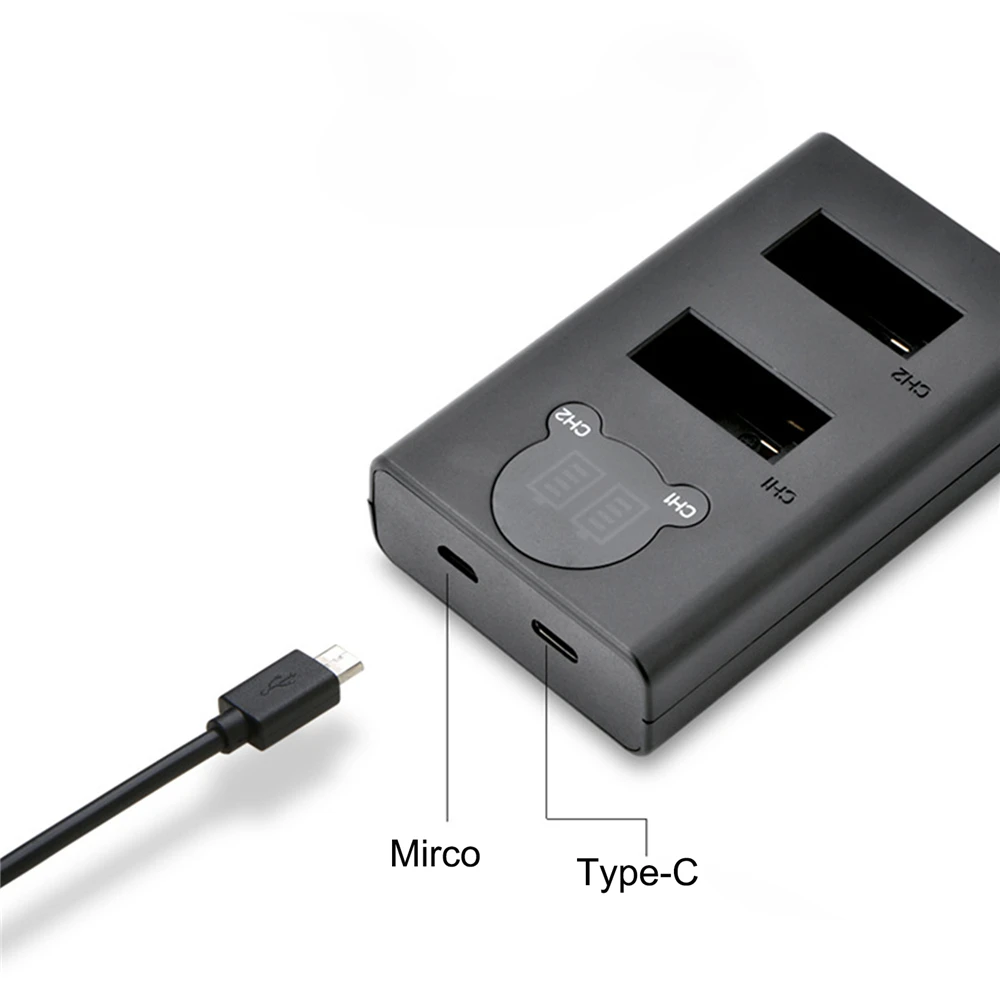 2 in 1 Battery Charger Replacement Camera for GoPro MAX Panoramic Action Accessories | Электроника