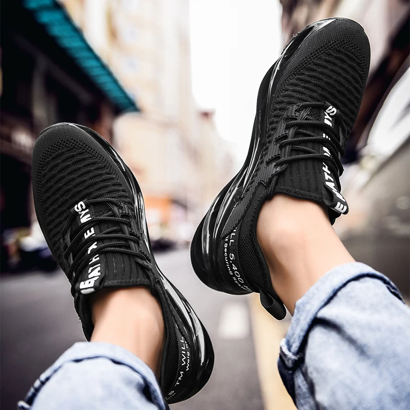PULOMIES Summer Shoes Men Running Sports Lace-up Scale Sneakers Chunky Platform Casual 39 | Обувь