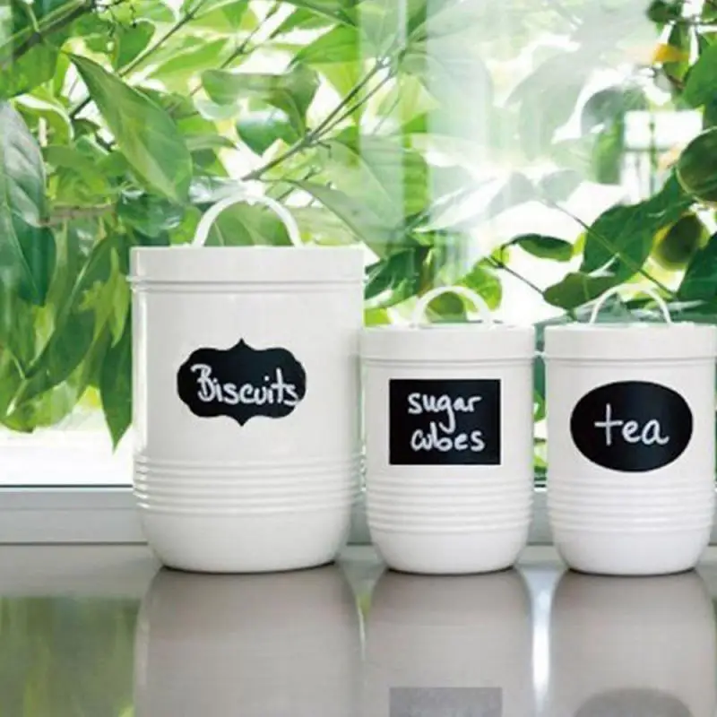 36 шт водонепроницаемые наклейки в виде доски для написания мелом домашняя кухня