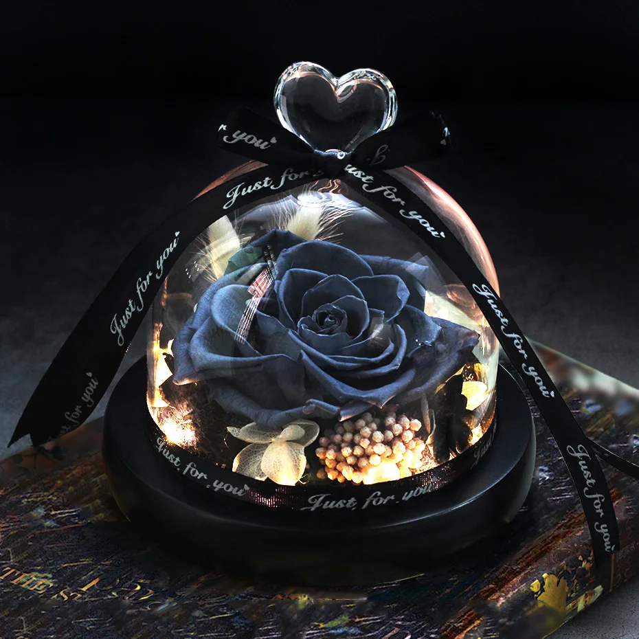 Рождественский подарок Роза Красавица и чудовище подарки на день Святого