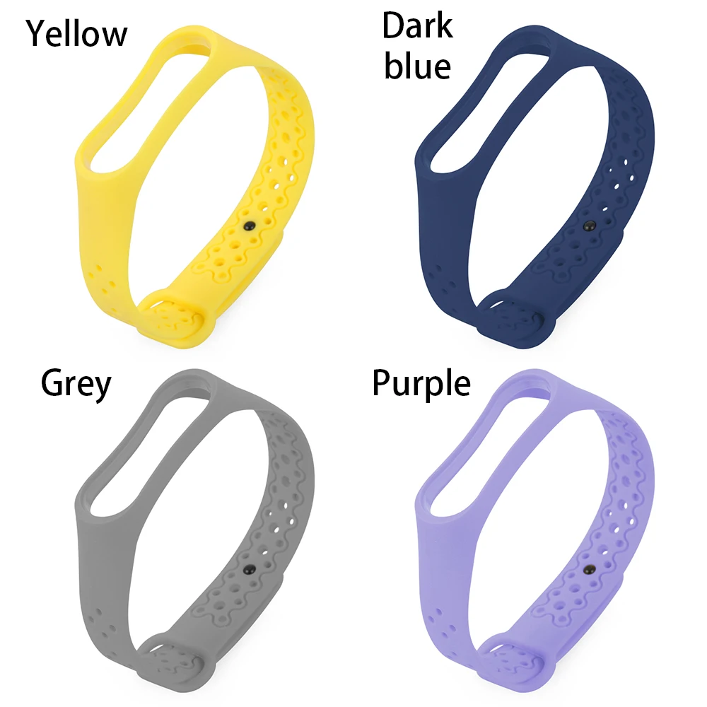 For XIAOMI Mi Band 4 3 Soft Silicone Wrist Strap Breathable Replace Sport Colorful Adjustable Loop Bracelet Watch | Электроника
