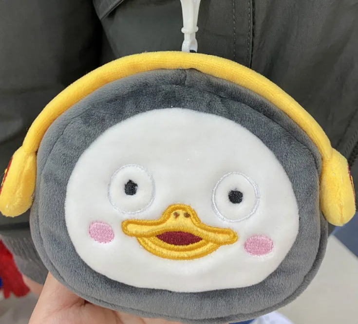 Корейский плюшевый Кошелек Pengsoo в виде пингвина чехол для денег кошелек брелок