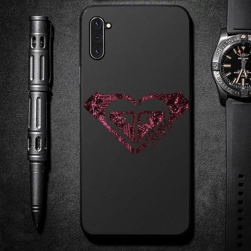 

Australian sports brand roxy Phone Case For Samsung galaxy S A note 6 7 8 9 10 20 31 40 50 51 71 edge plus 5G mobile bags