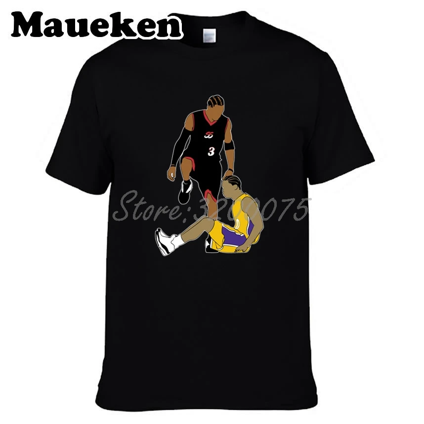 Мужская футболка с надписью The Answer Allen Iverson 3 Span Tyronn Lue круглым вырезом W19102315 | одежда