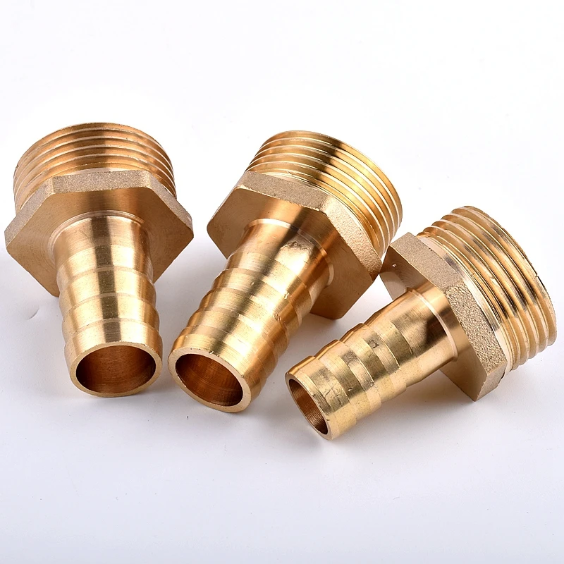 Наружная резьба 1 дюйм на 10 ~ 32 мм стандартная латунная Трубная арматура фитинг