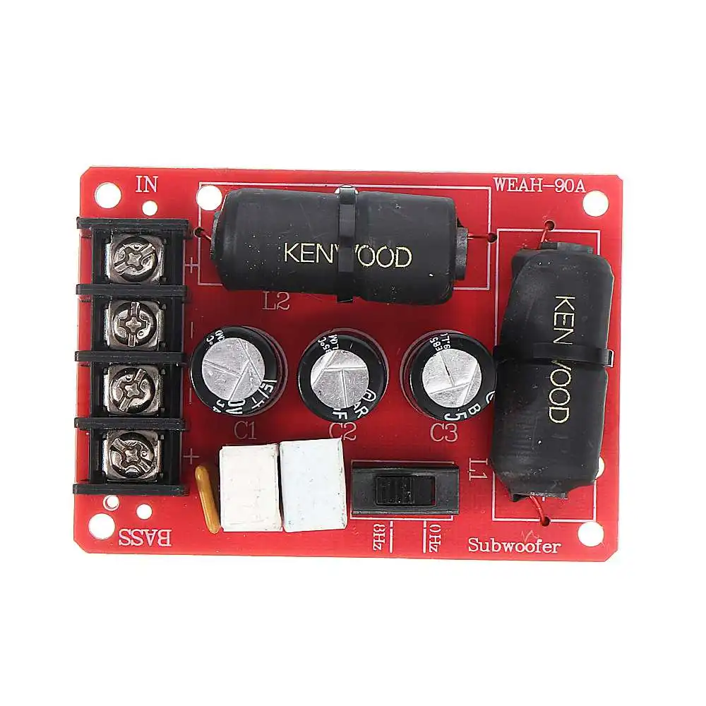 DIY 200 Вт аудио делитель частоты динамика модуль сабвуфера кроссовер Solderless бас Частотный модуль Делителя Частоты аксессуары для динамиков