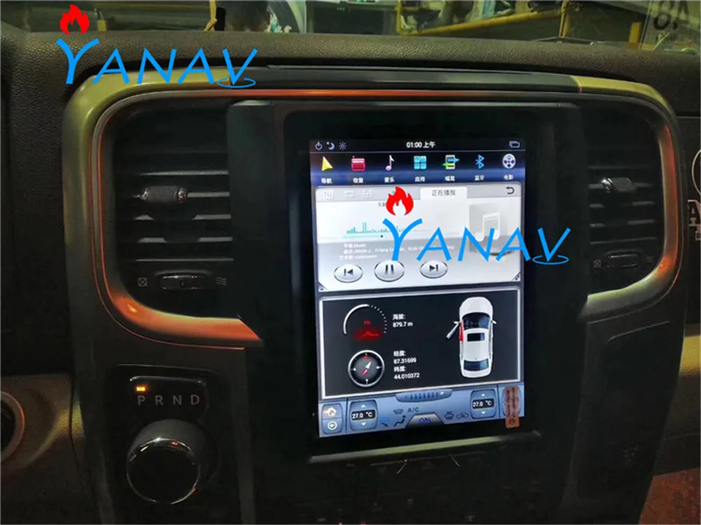 Автомобильный мультимедийный плеер 10 4 дюйма для dodge ram 2013 2018 GPS навигация