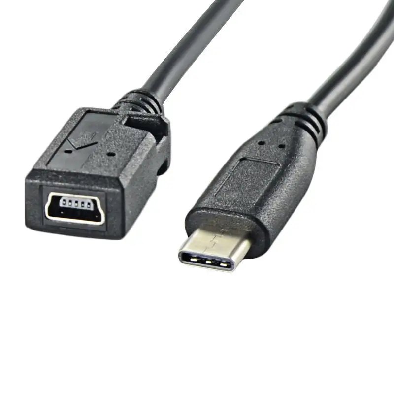 25cm USB3.1 Type C Male To mini USB 2.0 5Pin Female Data Cable Cord Nexus 5X 6P； | Мобильные телефоны и аксессуары