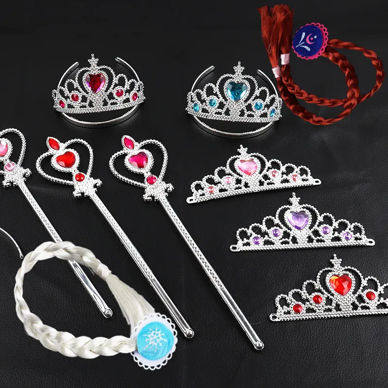 Аксессуары для косплея принцессы Холодное сердце аксессуары Анны Эльзы короны