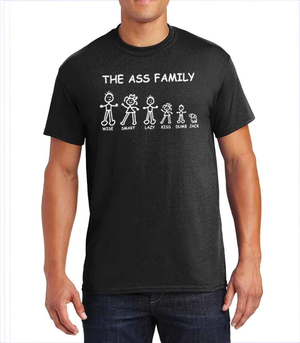 

Забавные Семейные футболки Uni для взрослых. Летние долговечные мужские футболки, новая модель