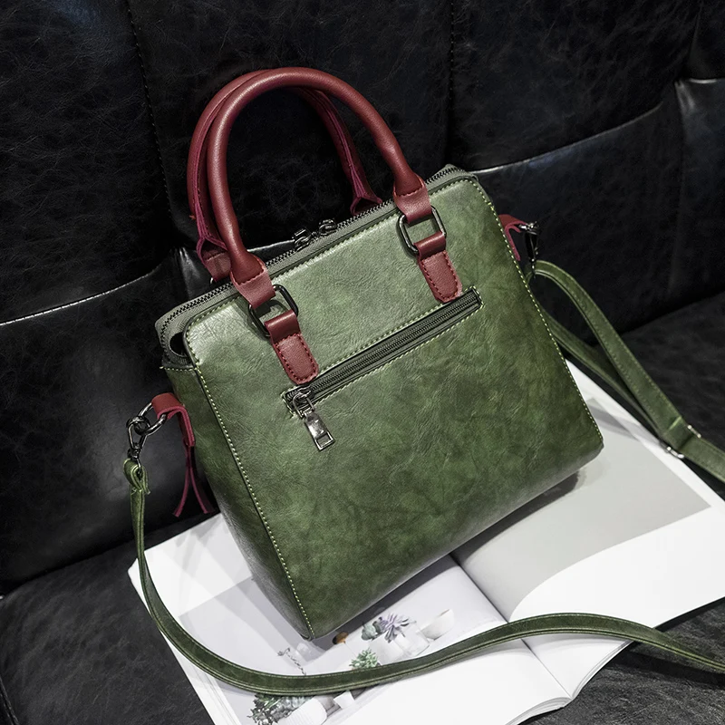 Tinkin винтажные женские Сумки из искусственной кожи с кисточками повседневные