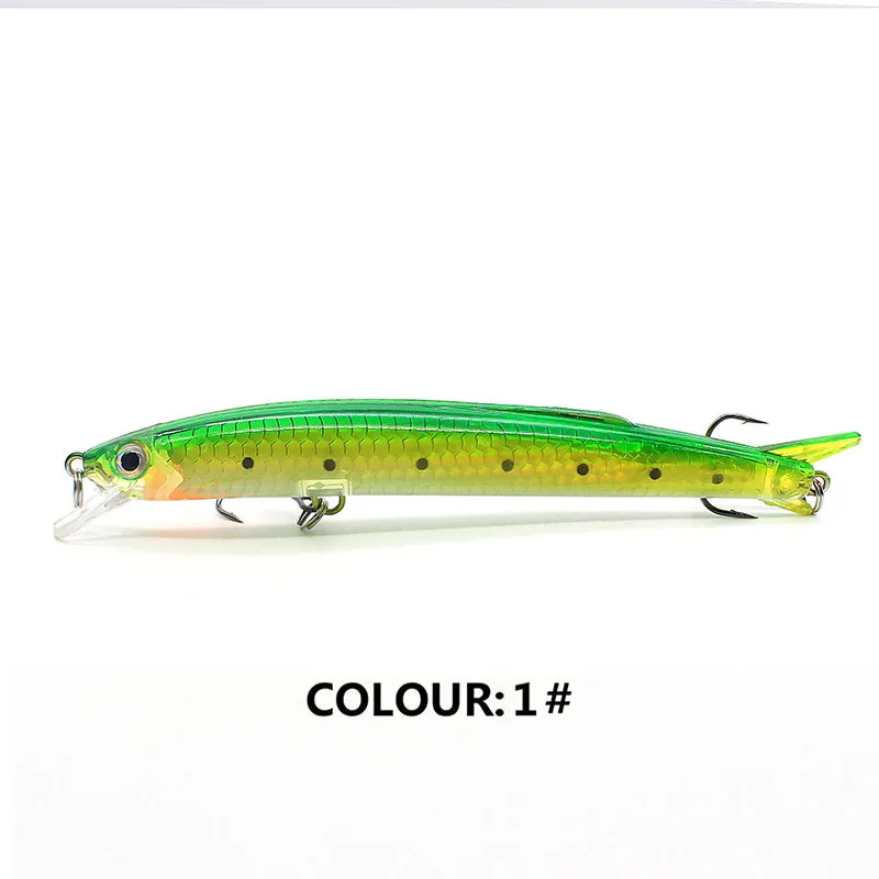 

8pcs Minnow Fishing Lure 12cm/10.9g Sinking Fishing Bait Fishing gear