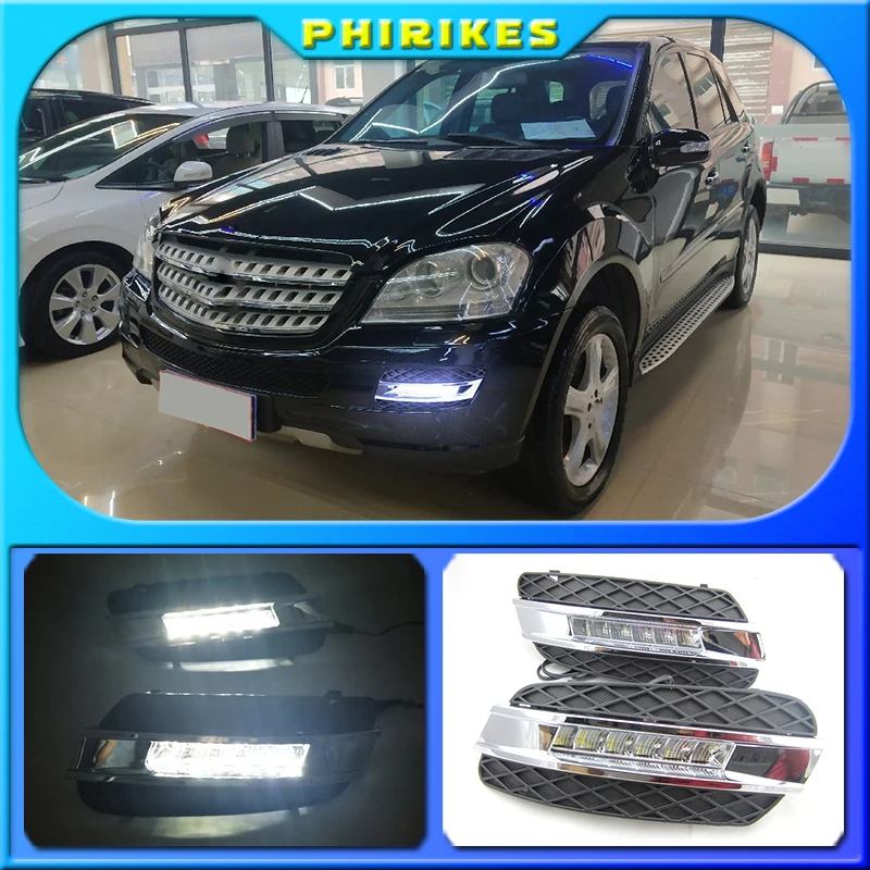 Светодиодный дневной светильник для Mercedes Benz W164 ML280 ML300 ML350 2006 - 2009