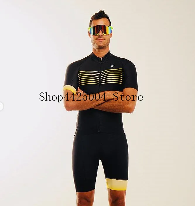 Костюм для велоспорта мужской спортивный трикотажный черный цвет 2020 | Спорт и