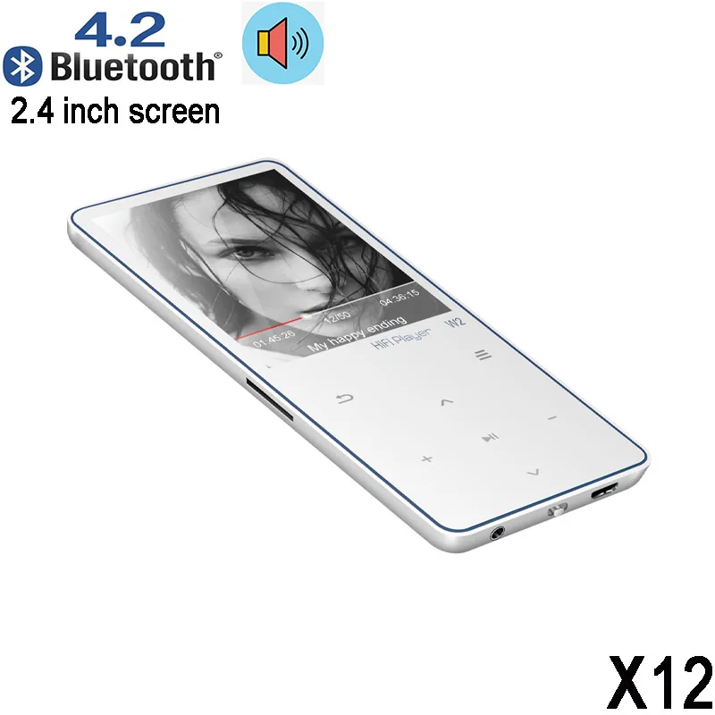 Bluetooth 4 2 MP4 плеер сенсорная клавиша Built in динамик HiFi металлический мини