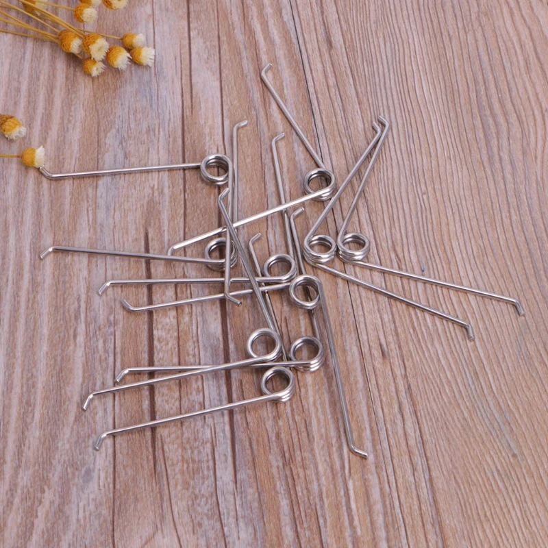 

10Pcs V Shape Steel Compression Spring Gardening Scissors Accessories Tool