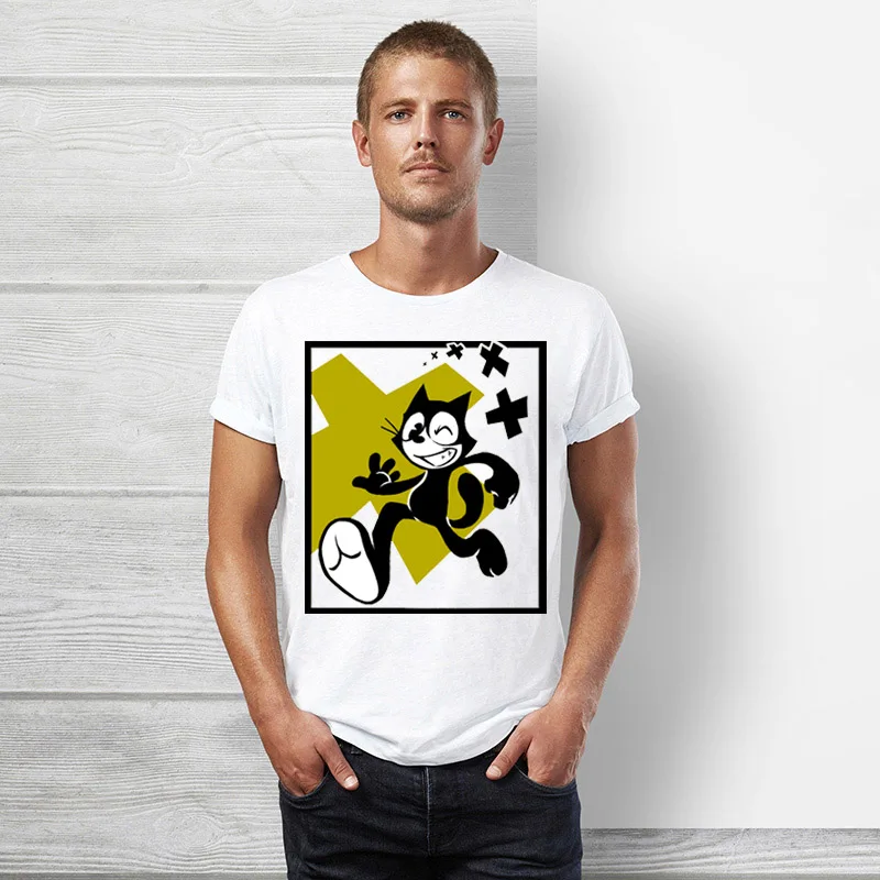 Новый Забавный Кот Феликс идеальный подарок на день рождения Унисекс Мужская