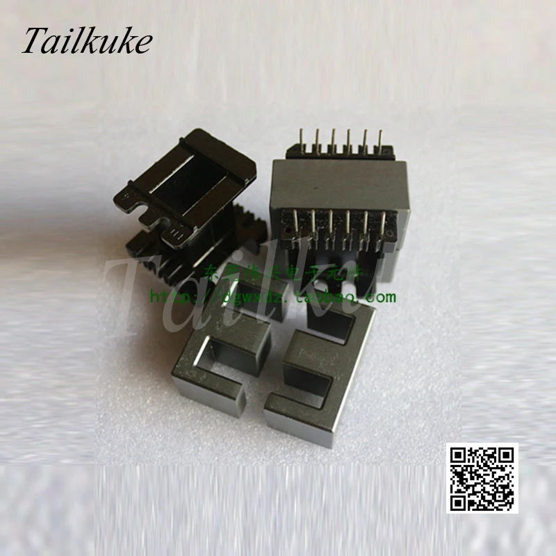 Магнитный сердечник EE4220 поддерживающий вертикальный каркас бакелитовой 6 +