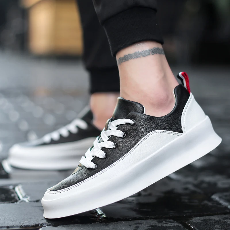 

2021 new thick-soled all-match men's flat casual shoes sports shoes