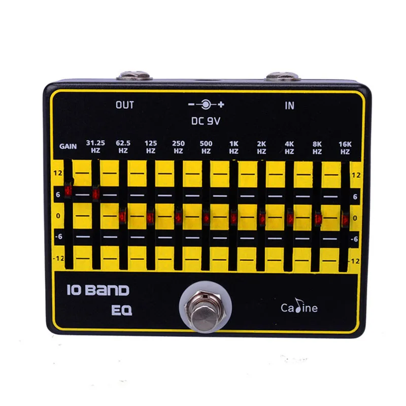 Caline CP 24 10 Диапазонный эквалайзер настоящий байпас дизайн гитарный эффект педаль