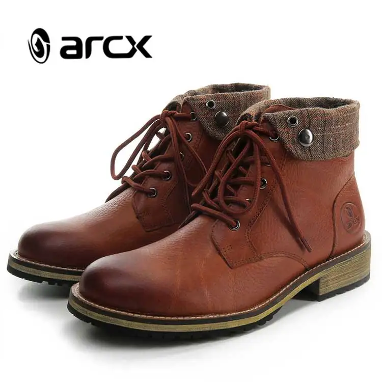 Мужские мотоциклетные ботинки ARCX с отворотом повседневная обувь для отдыха