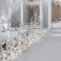 party stage backdrops table centerpieces flower stand rack candelabrum acrylic candelabra candle holders wedding candlesticks