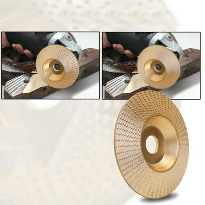 

3.9 Inch 98mm Carbide Wood Sanding Carving Shaping Disc for Grinder Grinding Wheel WWO66