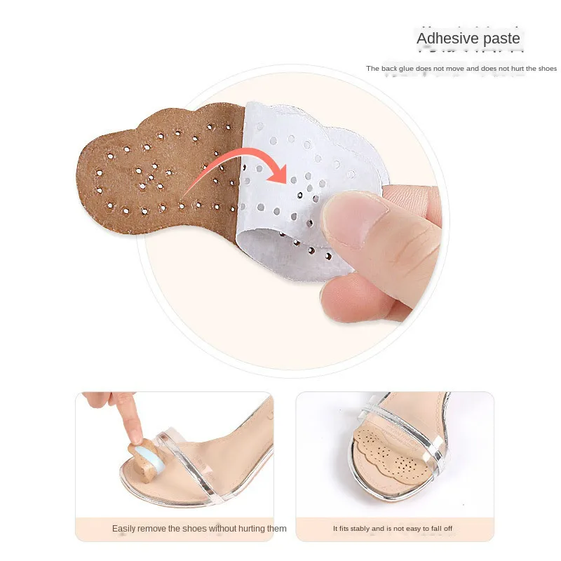 

4 Pairs High Heel Insole Feet Sole Water Droplets Orthopedic Insoles Shoe Pads Forefoot Forefoot Metatarsal Ball of Foot Support