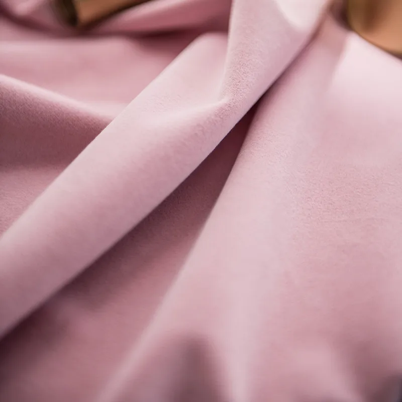 Роскошные бархатные занавески в скандинавском стиле светильник розовые оконные