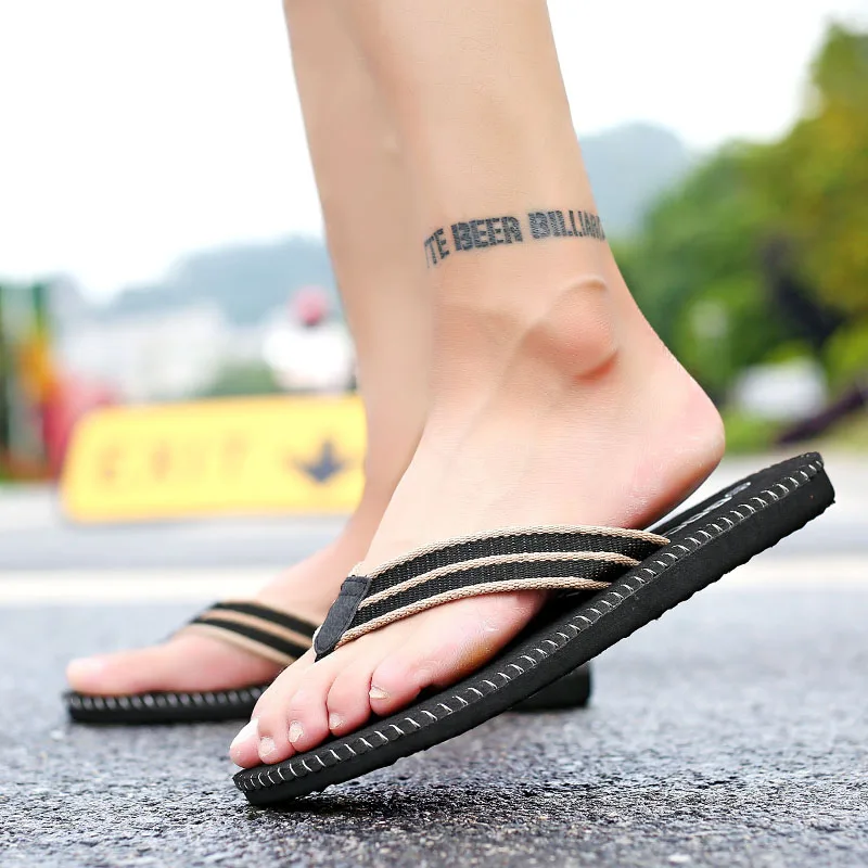 Мужские Вьетнамки Мужская обувь Летние повседневные шлепанцы модная в