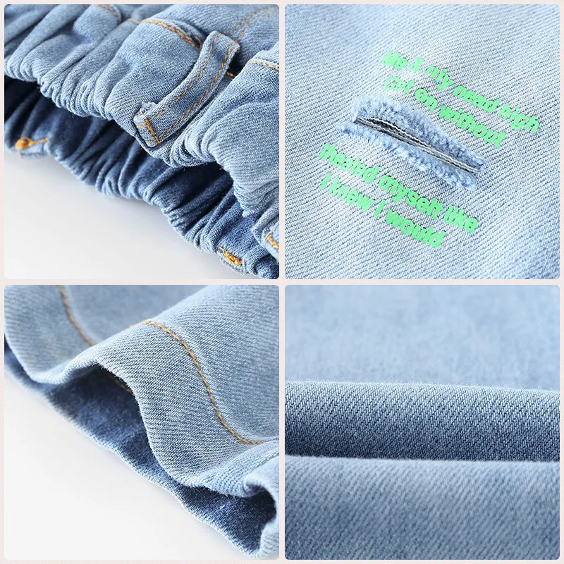 

Boys jeans 2020 new autumn clothes children's loose pants casual trousers denim pants legs baby boy clothes boys pants