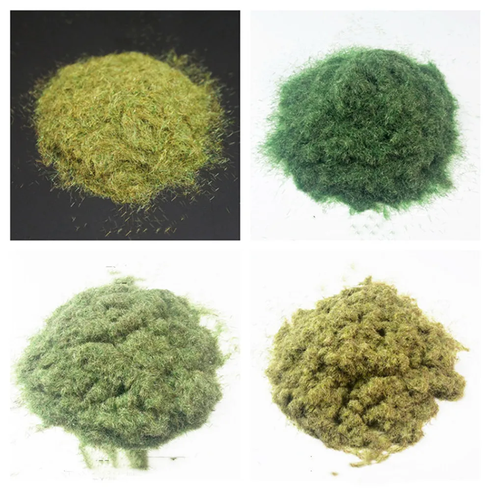 3 мм флок завод трава порошок игрушка выбор различных цветов строительство песок