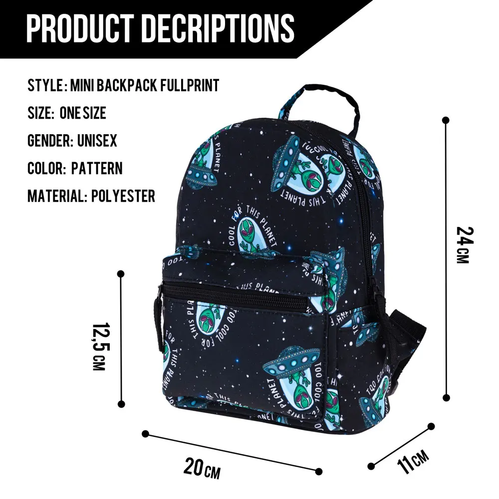 Space Cartoon Children School Bags Kids Backpacks For Boys Girls Mini Backpack Fashion Cute Schoolbag Kawaii Bag