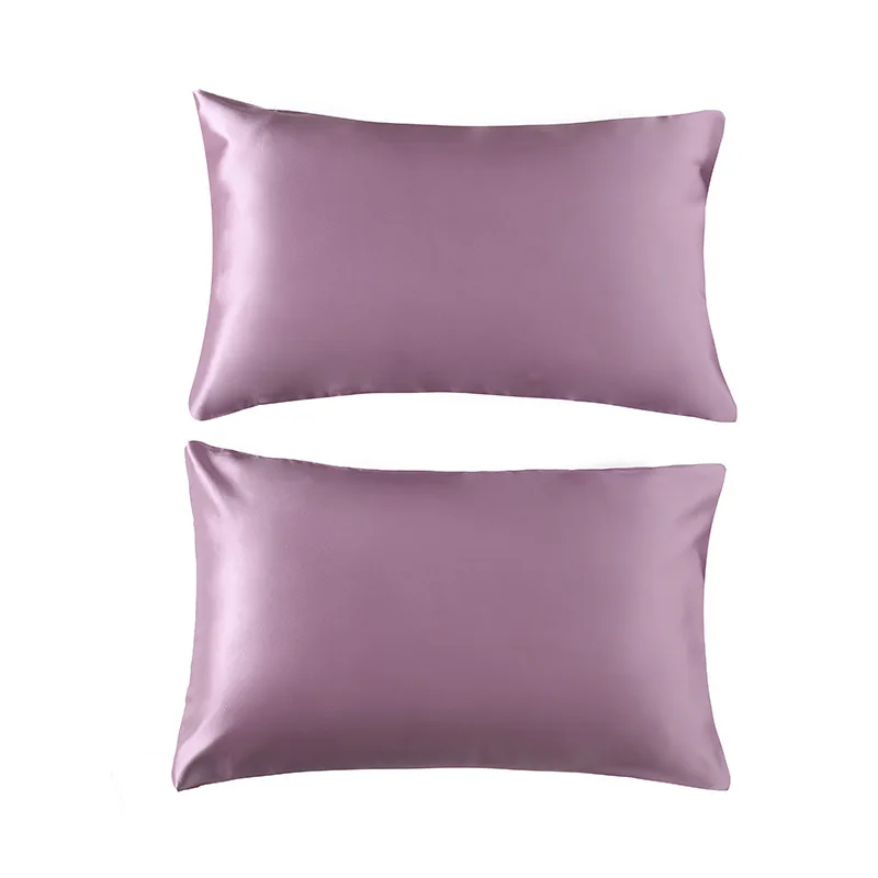 

1 Pcs 19mm Momme Double-Sided Standard Silk Pillowcase Soft Mulberry Silk Single Satin Pillowcase for Hair and Skin