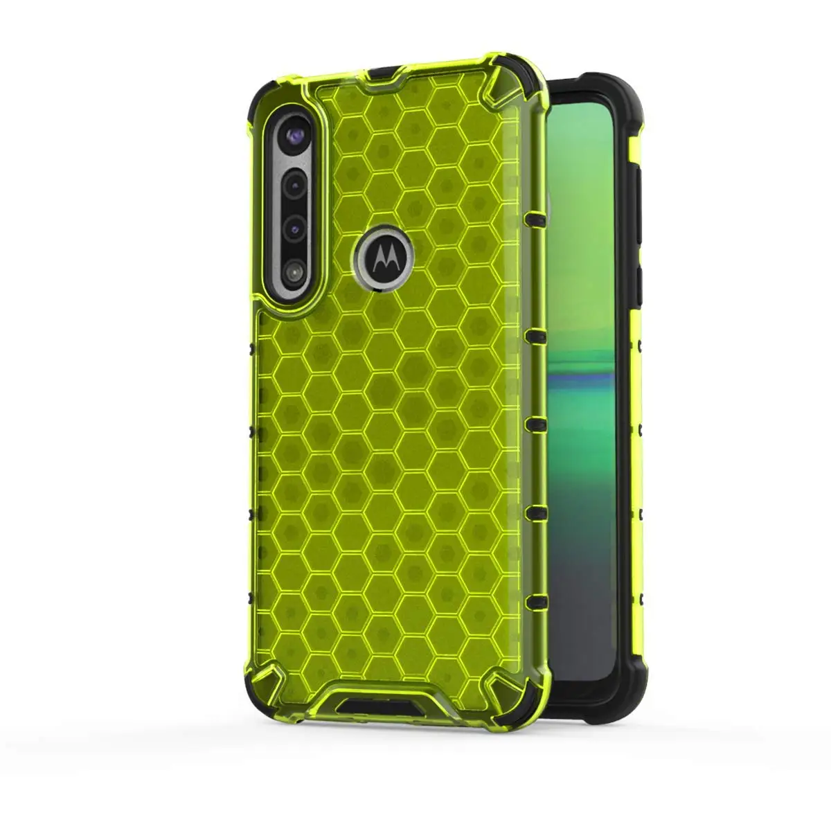 Чехол для Motorola Moto One Macro Силиконовый противоударный усиленный жесткий защитный