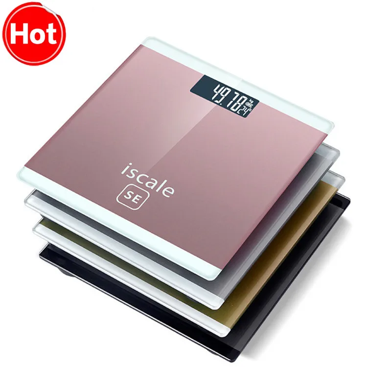 

HQ Electronic Weighing Scales LED Digital Display Weight Weighing Floor Electronic Smart Balance Body Household Bathrooms