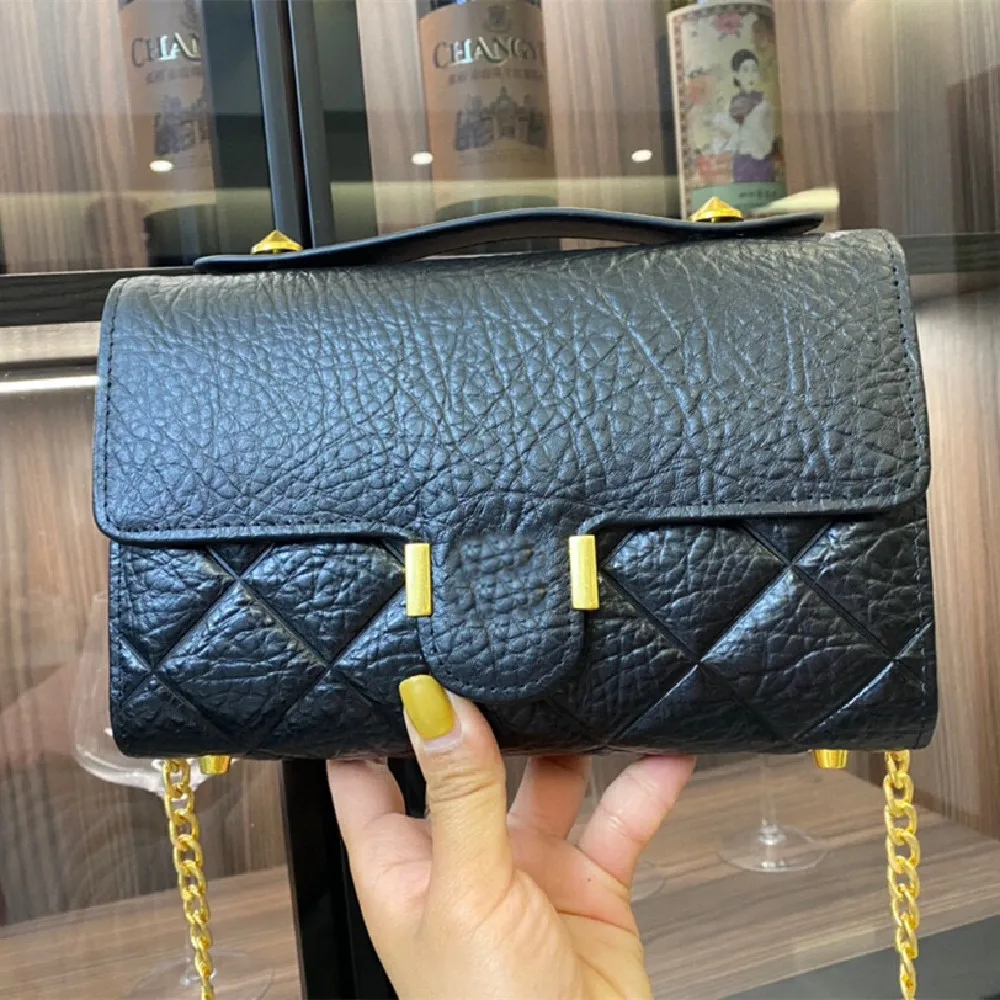 

Ladies leather rhombus chain card holder mobile phone change one-shoulder messenger bag