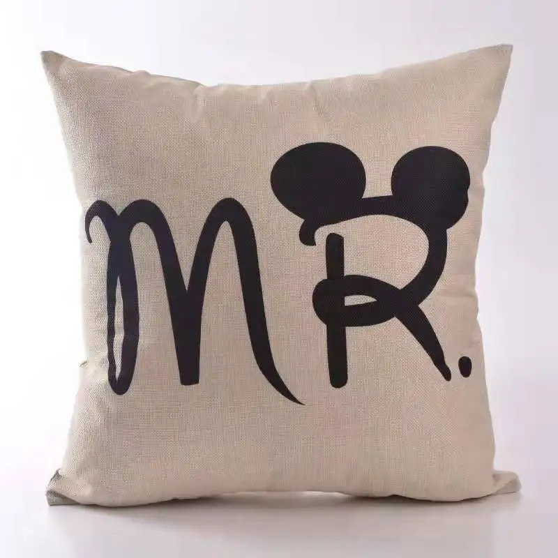 Наволочки XinChen из льна 45x45 см наволочки Mr & Mrs Декоративные Чехлы для спальни