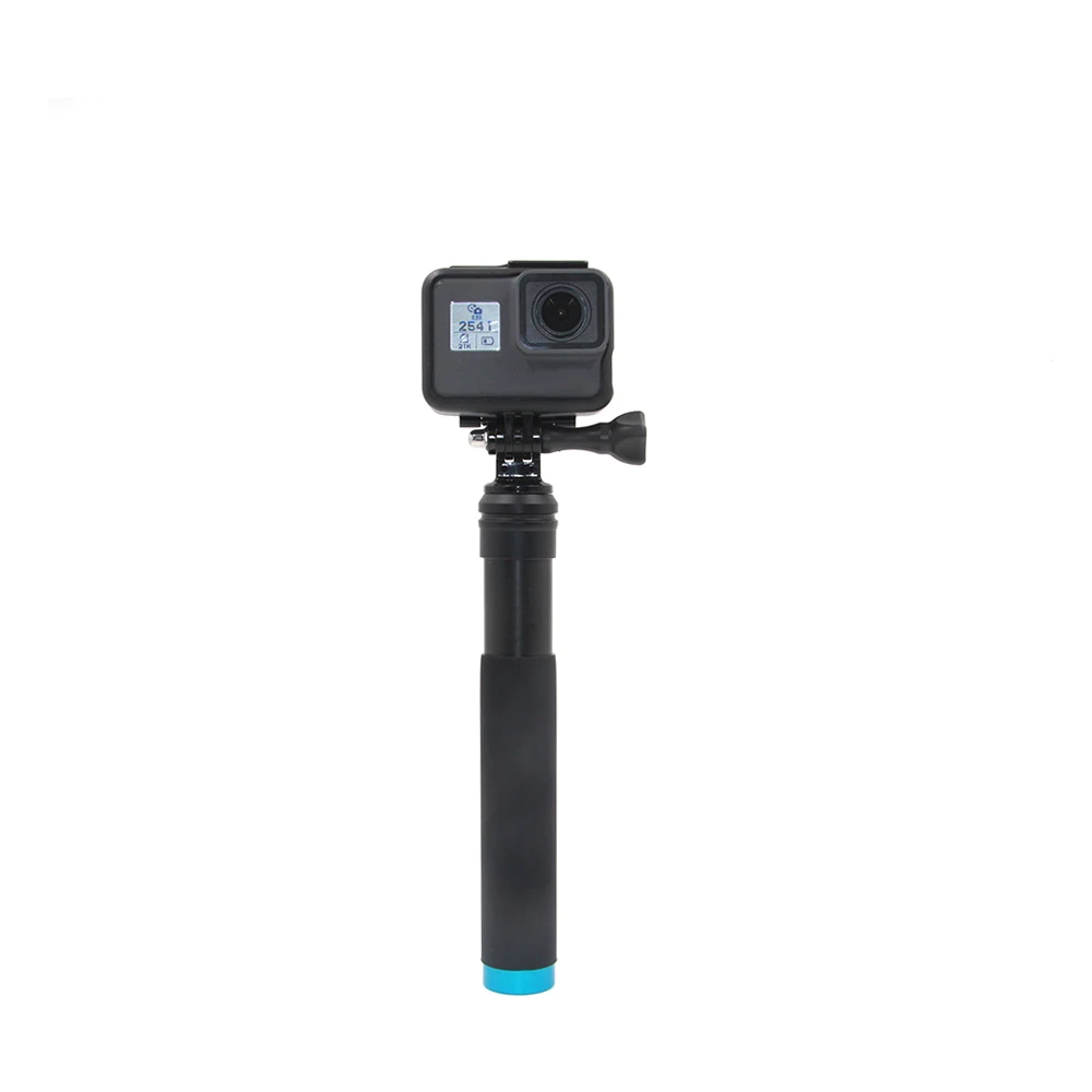 Телескопическая ручная селфи палка из алюминиевого сплава для GoPro Hero 8 7 6 5 OSMO Action Xiaomi YI SJCAM Eken