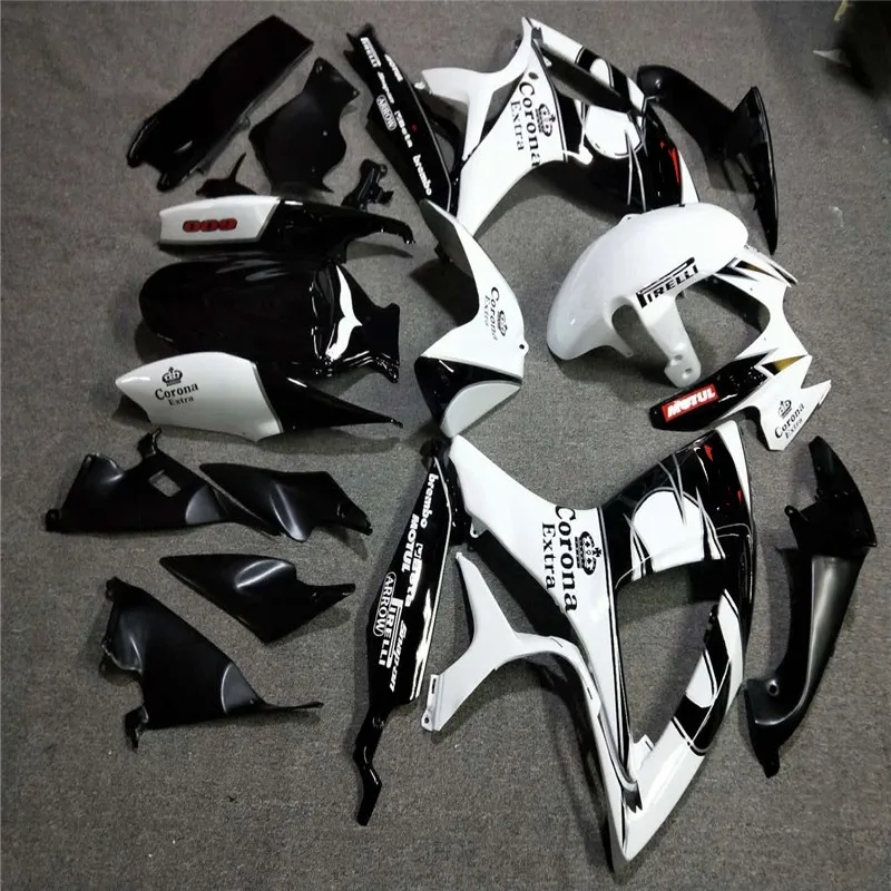 Пластиковый обтекатель для Suzuki GSXR600 GSXR750 GSXR 600 750 K6 2006 Φ 06 07 обтекатели черный и