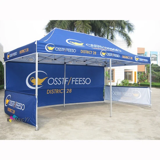 

Custom Full Color Print 3X3M, 3X4.5M, 3X6M Outdoor Exhibition Canopy Pop up Advertising Tent with Frame for Trade Show Marquee