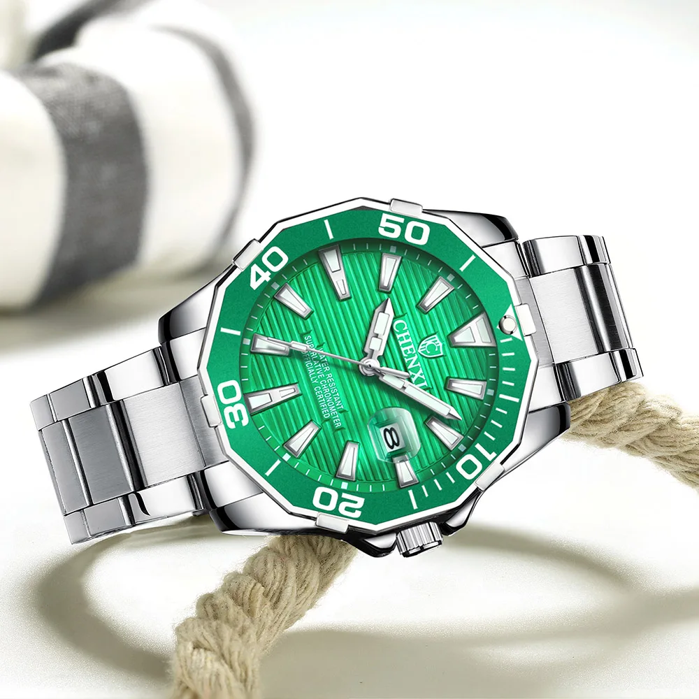 Relojes Hombre 2020 водонепроницаемые мужские часы из нержавеющей стали Роскошные