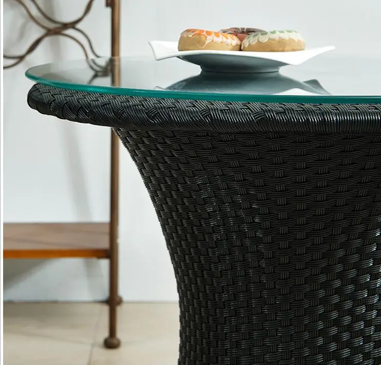 Маленький стол и стул для балкона чайный комбинированный уличный двора