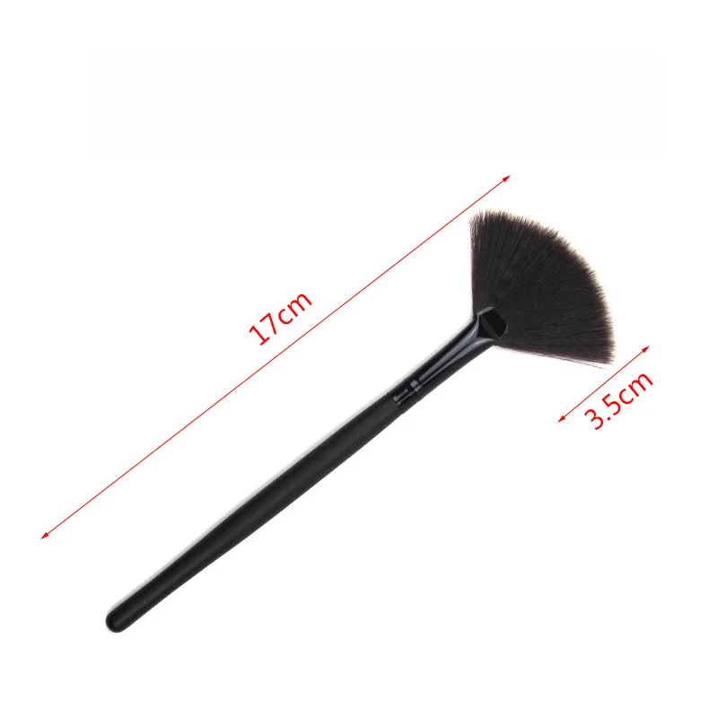 

1Pc Facial Brush Fan Shape Makeup Brush for Powder Blush High Quality Cosmetic Brush for Makeup Foundation Pincel Maquiagem