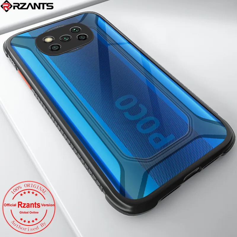 rzants for xiaomi poco x3 nfc poco x3 pro case beetle unicorn airbag pumper shockproof casing transparent phone shell soft cover free global shipping