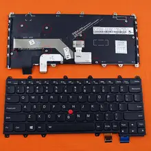 US QWERTY English New Replacement Keyboard for Lenovo Thinkpad Yoga 260 370 X380 Laptop with Backlit & Pointer