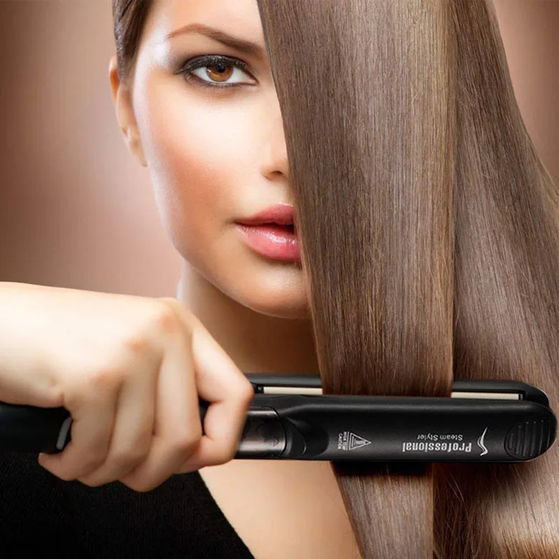 Выпрямитель для волос Профессиональный утюжок с керамическим нагревателем и 6