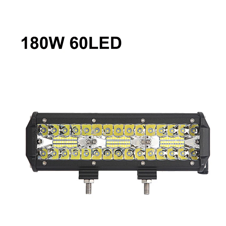 1PCS-180W-60LED Nlpearl светильник/рабочий светильник 4-32 дюймов светодиодный комбинированный светодиодный светильник для вождения для грузовиков внедорожный трактор 4x4 внедорожник ATV Лодка 12 В 24 В - Цвет: 1PCS-180W-60LED