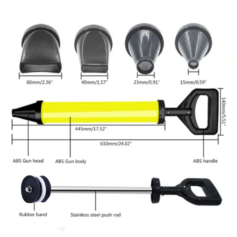 Высококачественный ручной пистолет для закаливания цементного лайма насос